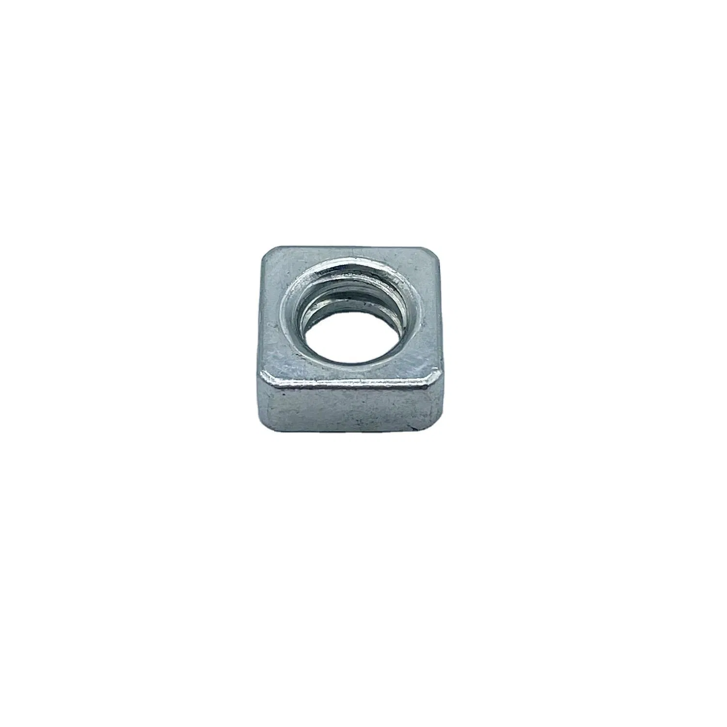 Chinese Factory Non-Standard Fastener Galvanized Plated Square Threaded Welding Nut Square Steel Customized Nuts