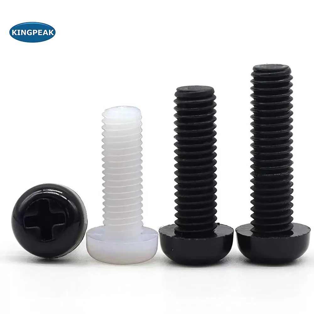 Recessed Pan Head Corrosion Resistant Metric White Black Mechanical Fasteners