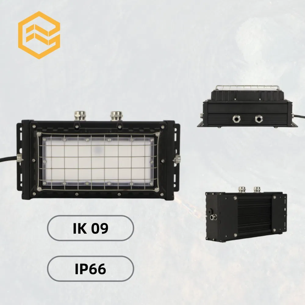 Iluminação de Túnel de Mineração Subterrânea Conssin Luz LED Holofote Resistente a Altas Temperaturas