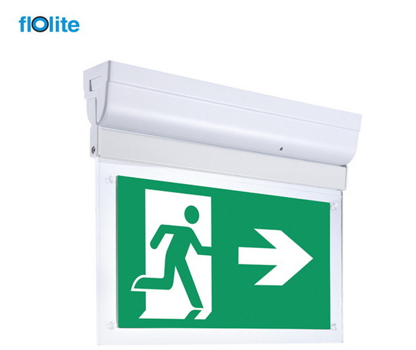 3W Lel02-3lf Sinal de Saída de Emergência LED Recarregável