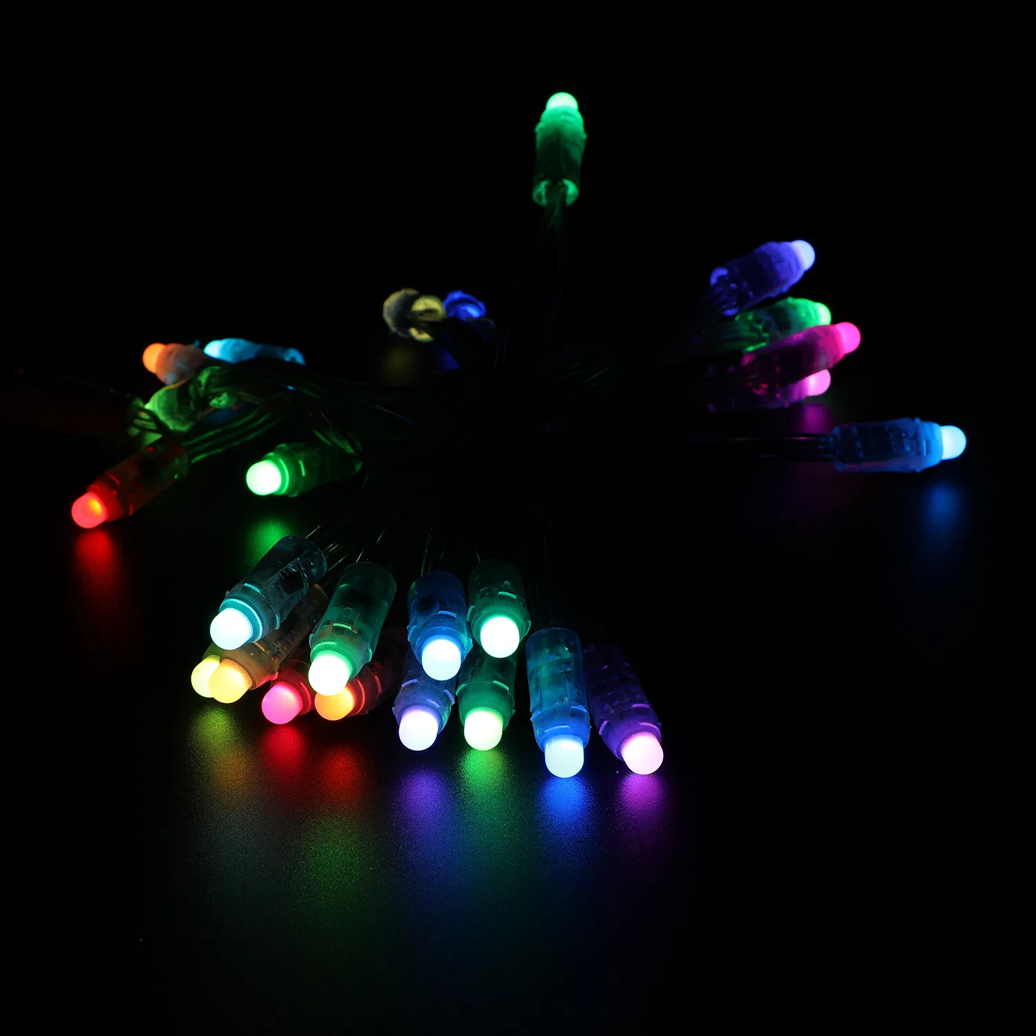 Venda Quente DIP8mm Luz de Cordão LED Pixel RGB para Paisagismo