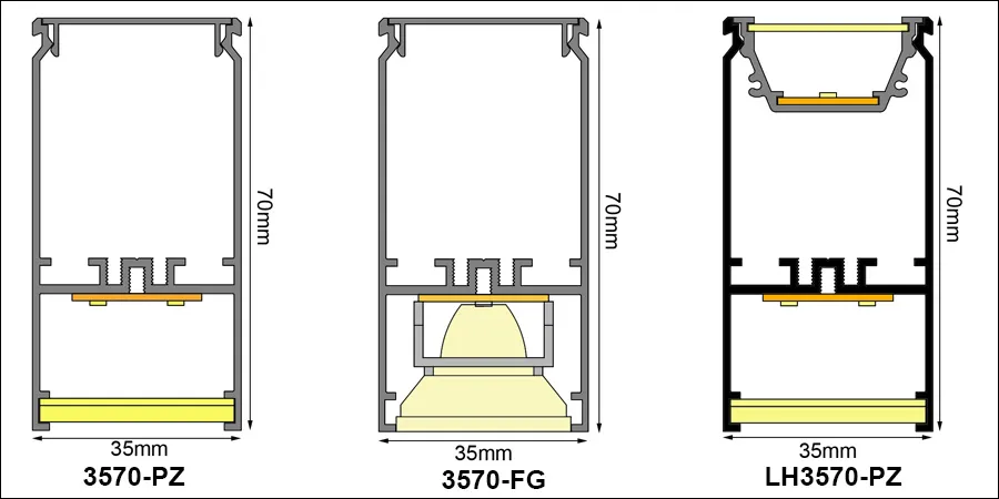 Iluminação Linear LED Suspensa de Luz Direta e Indireta para Escritórios