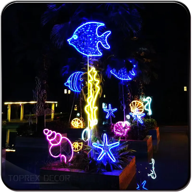 Iluminação de Grande Shopping e Espaços Públicos 2D Parque Temático Animal