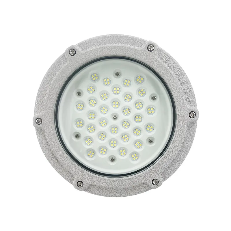 Iluminação LED de alta baía super brilhante, à prova de explosão, para locais perigosos, robusta e de alta resistência