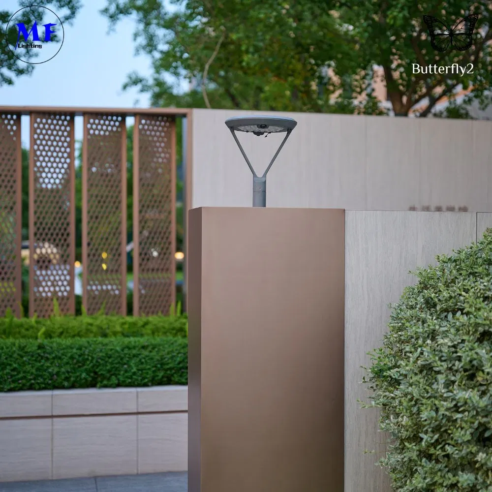 Preço de Fábrica IP66 Luz Solar LED ao Ar Livre à Prova d'Água para Jardim de Courtyard, Villa, Calçada, Parque com Painel Solar e Sensor de Movimento PIR