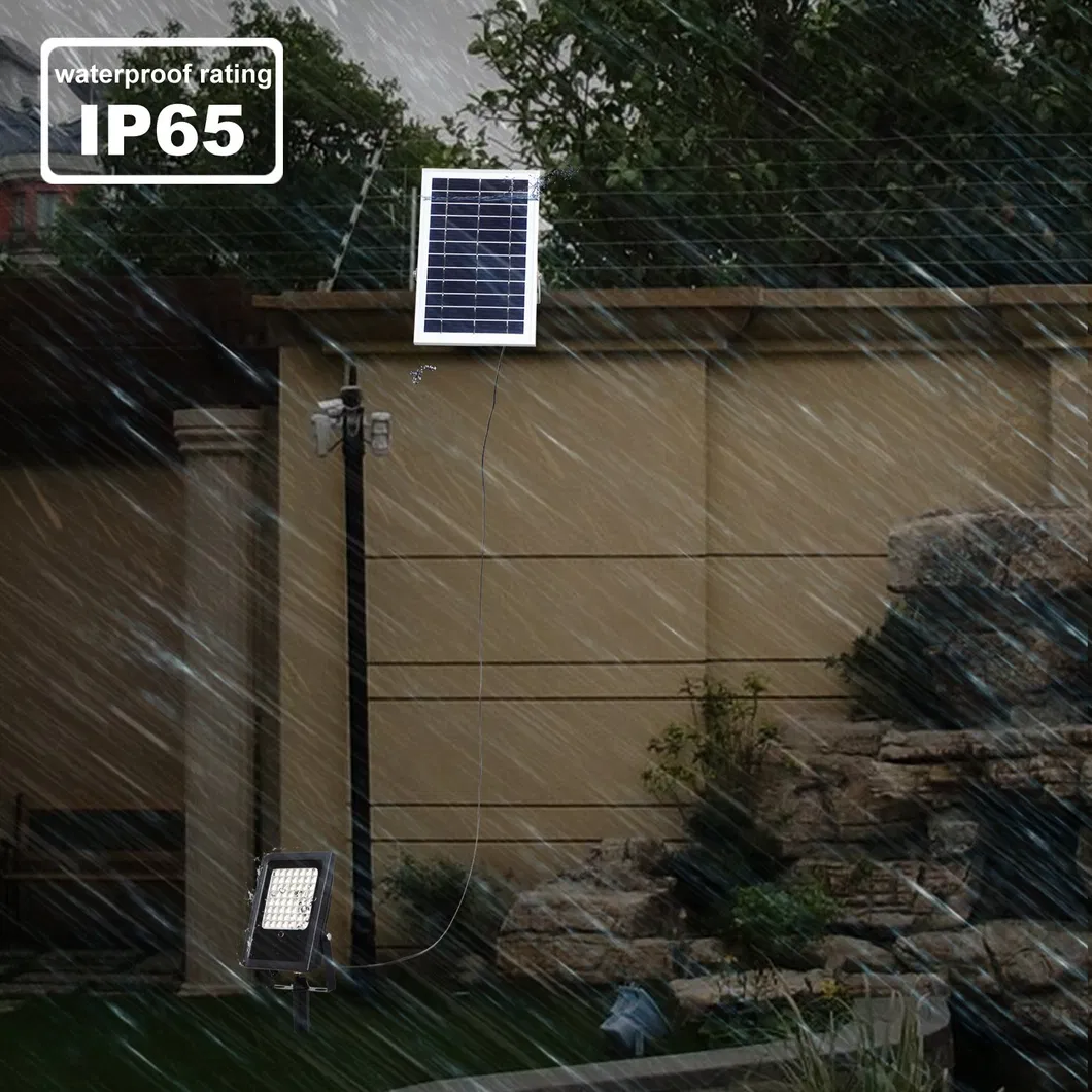 Luzes de Inundação LED RGB Solares Iluminação de Paisagismo Holofote Solar para Iluminação de Decks