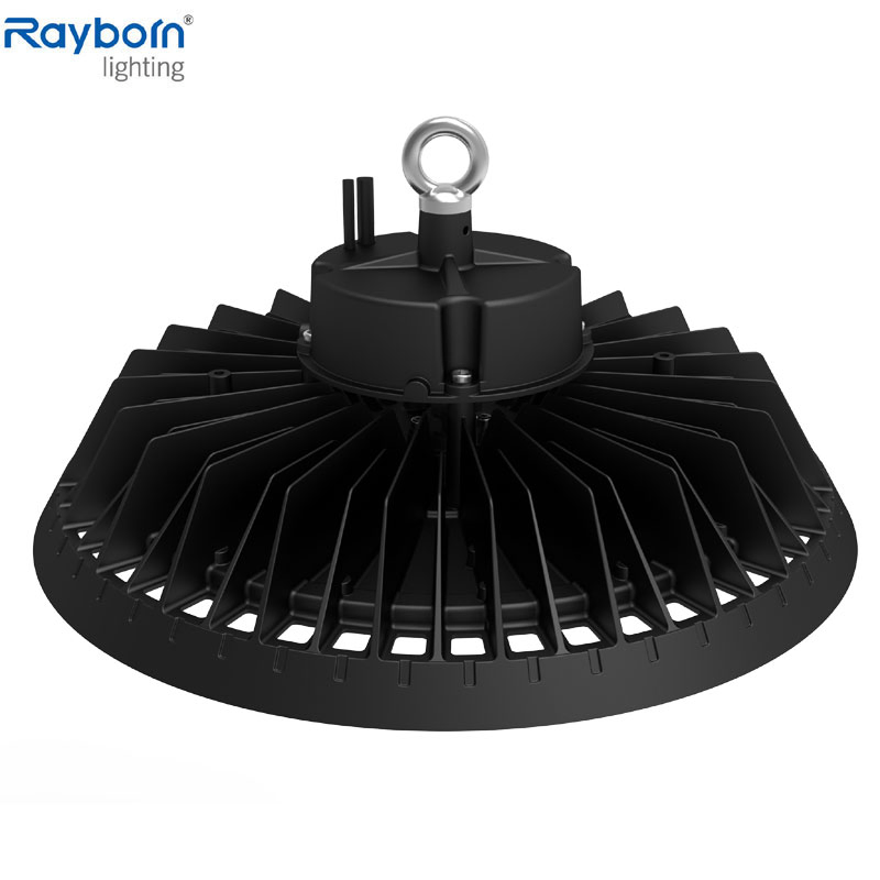 Iluminação Industrial 60W 80W 120W 150W 200W 300W 500W 150-200lm/W UFO LED Alta Baía