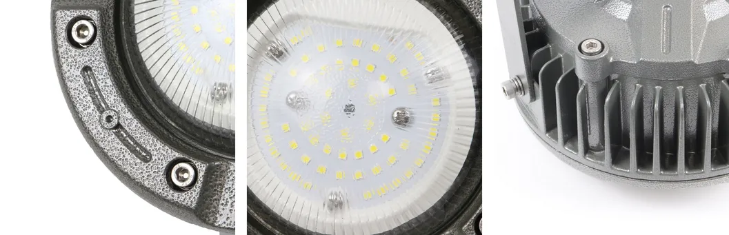 Nova Iluminação LED de Alta Baía à Prova de Explosão para Locais Perigosos