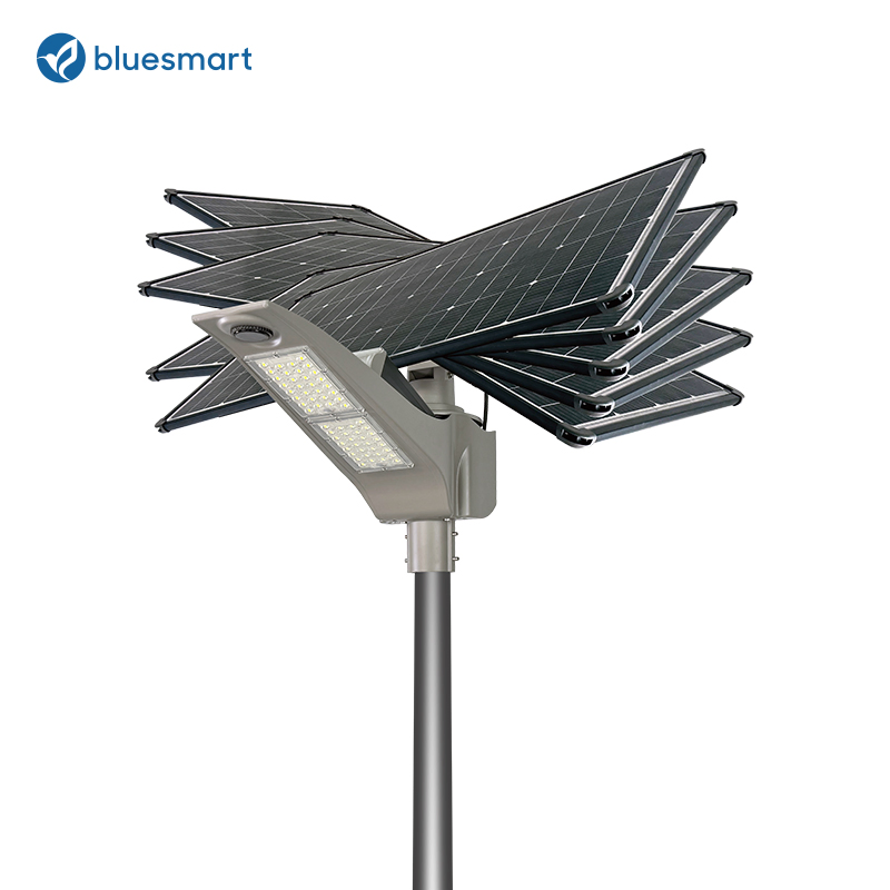Fábrica 40W Luz de Rua LED Solar com Sensor de Movimento Integrado para Estradas Municipais e Áreas Rurais