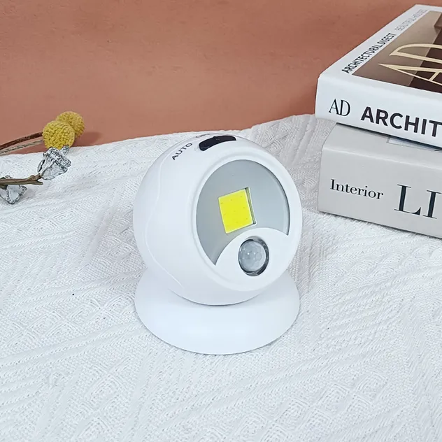 Pequena Luminária LED Brilhante e Eficiente em Energia para Segurança Noturna