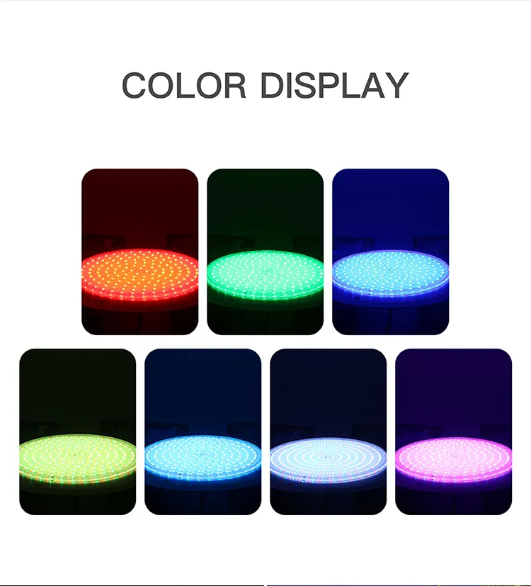 Controle de Cores da Luz de Piscina