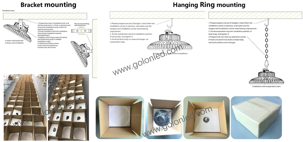 Guia de Instalação LED High Bay com Sensor