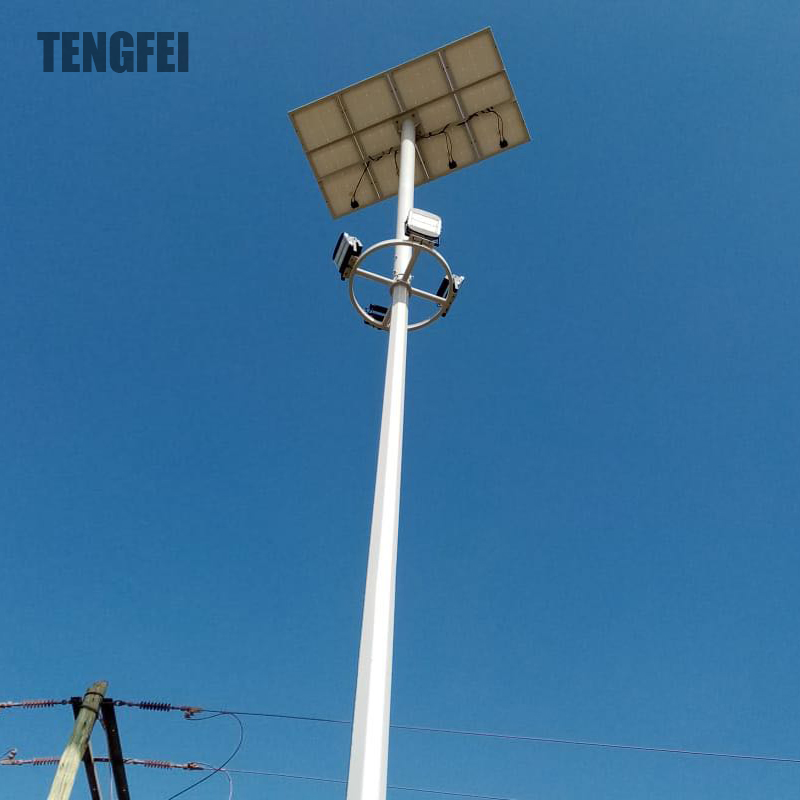 Sistema Comercial de Poste de LED de Alta Mastros de Aço Tengfei 15m~50m com CE Fábrica