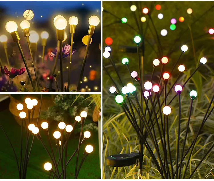 Aplicação da lâmpada de jardim firefly