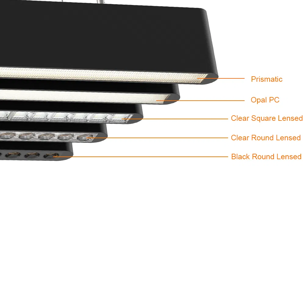 2585 Série CCT e Potência Ajustável Luminária Linear LED Pendente