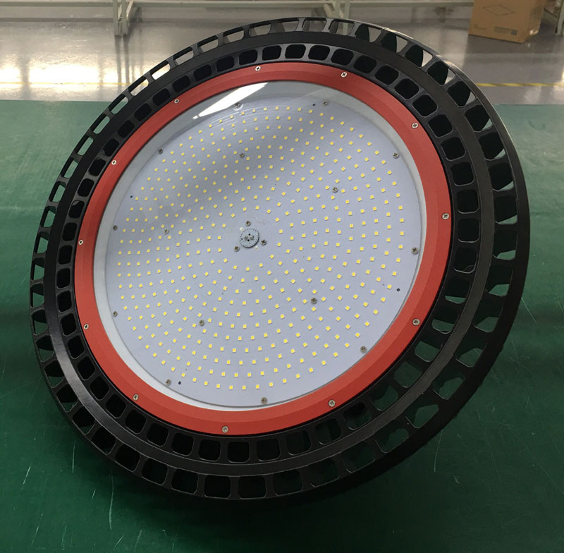Iluminação Industrial LED de Alta Baía em Formato Redondo 100W 150W 200W 250W 300W