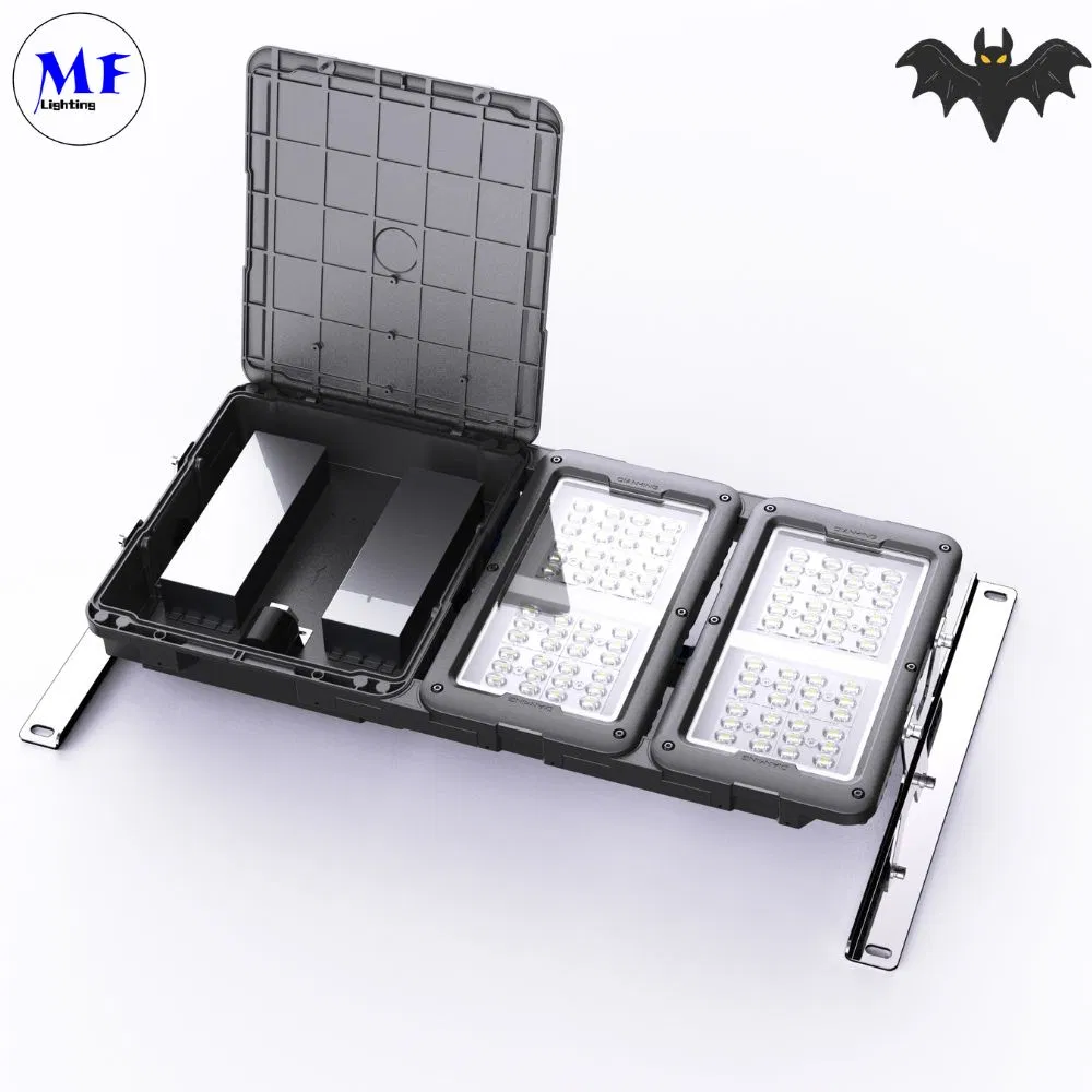 Aço Inoxidável IP67 Ik10 À Prova d'Água À Prova de Poeira 40W-480W Luz de Inundação LED para Túnel Instalação de Armazenamento Subterrâneo Planta de Fabricação Armazém Estação Ferroviária