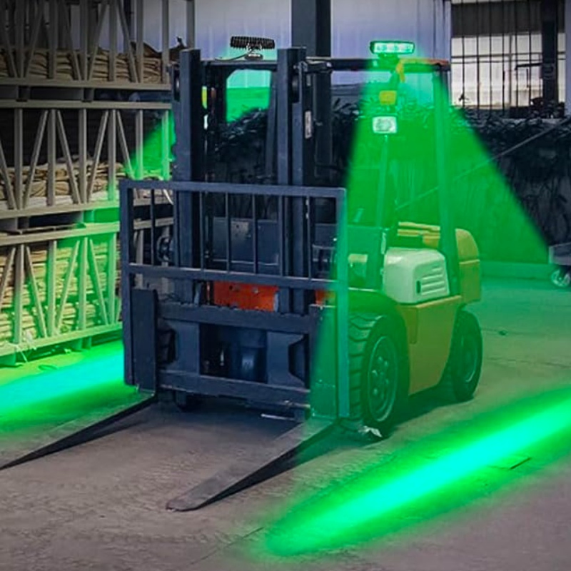 Luz de Trabalho Linear em LED para Empilhadeiras para Instalações Industriais, Escadas, Passarelas e Áreas de Orientação de Segurança