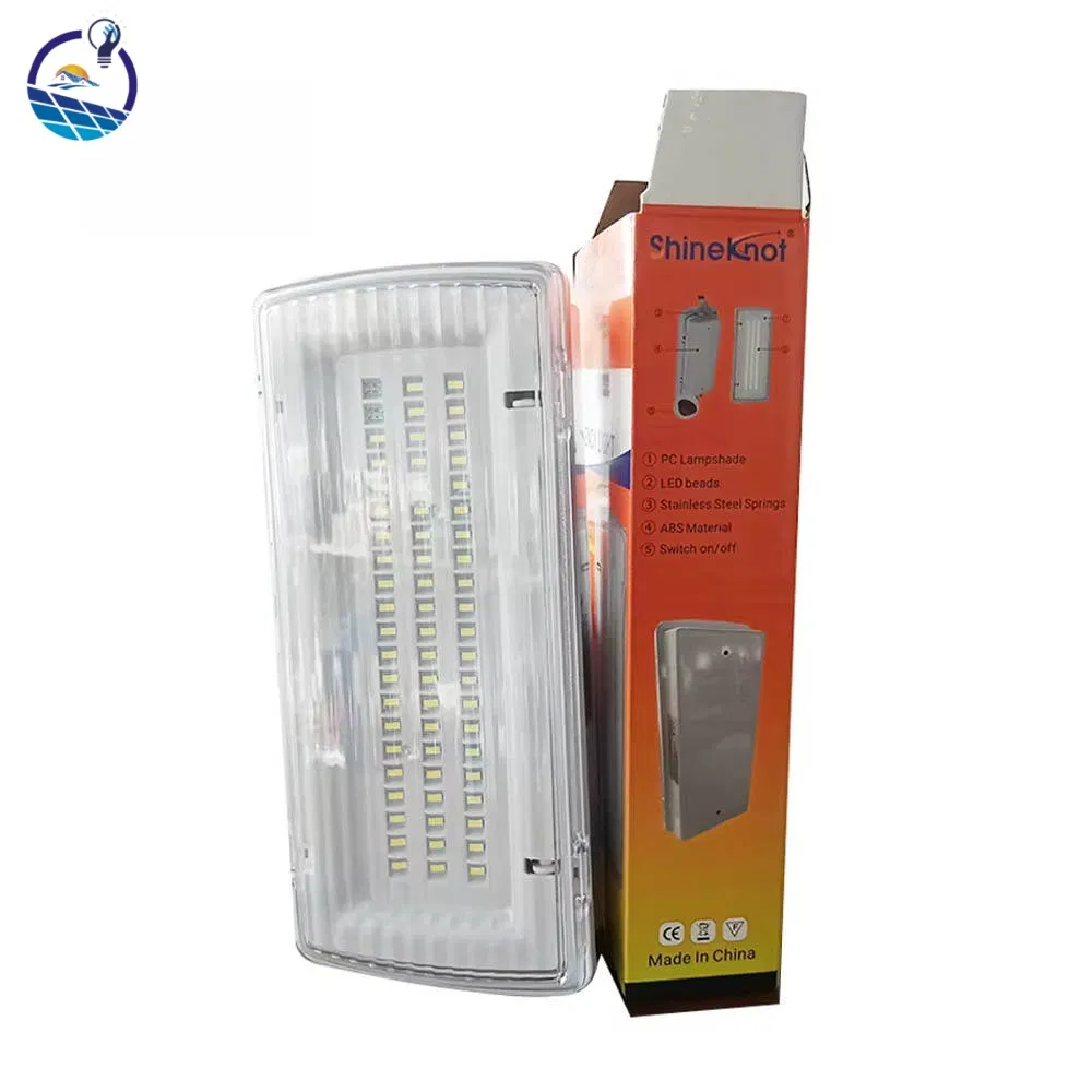 IP65 Montado na Parede 8W Indicador de Saída Luz de Emergência de Incêndio