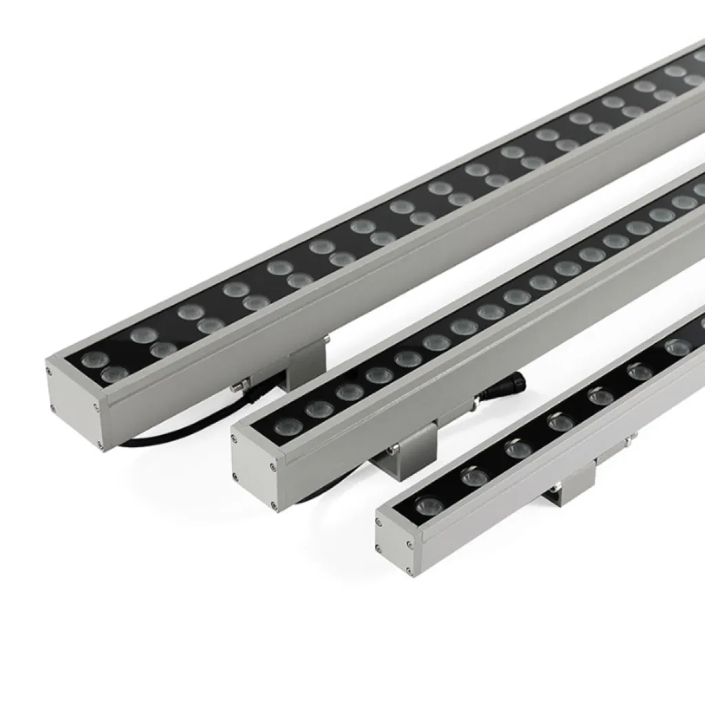 IP67 Luz Linear LED de Alumínio Branca/RGB Luz LED Colorida para Paisagismo de Edifícios