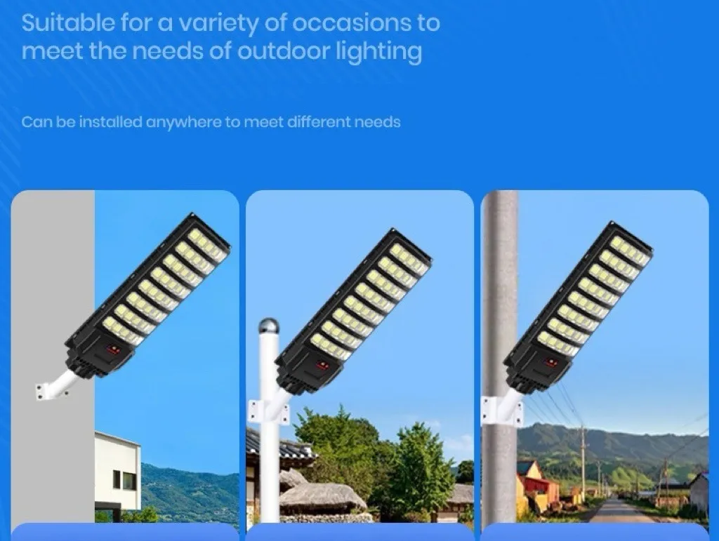 Luz de Rua Solar Tudo em Um IP67
