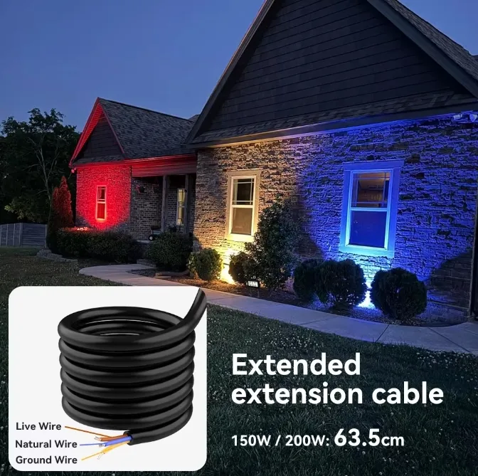 Aplicação do Refletor LED RGB 1