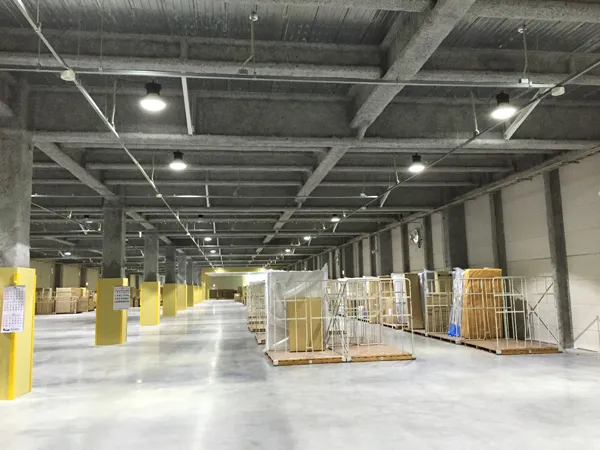 Iluminação Industrial LED de Armazém Aplicação