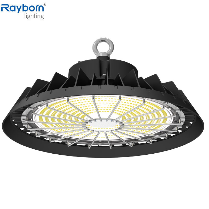 Iluminação Industrial 60W 80W 120W 150W 200W 300W 500W 150-200lm/W UFO LED Alta Baía
