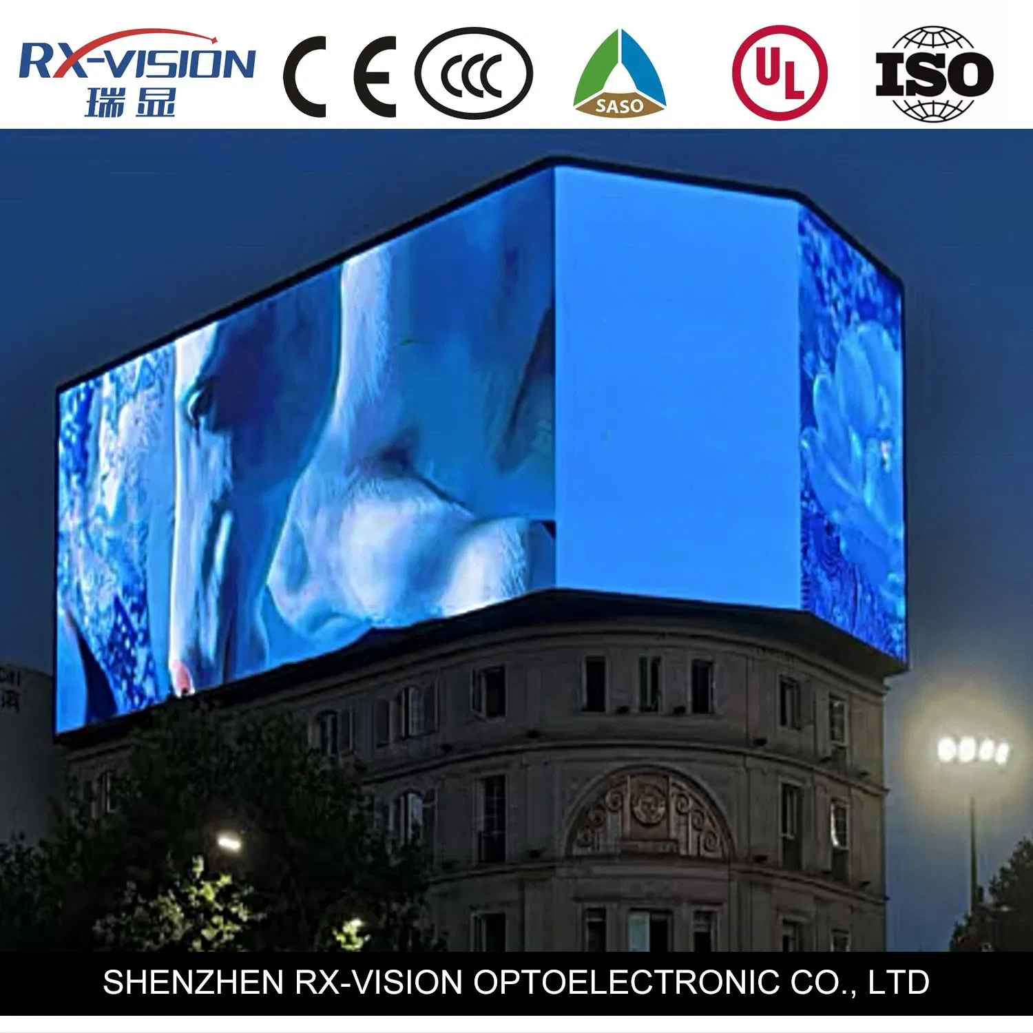 Display LED Exterior à Prova d'Água em Cores Completas P6.67 para Anúncios Comerciais Públicos