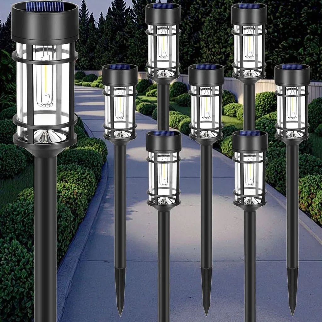 Luzes de Rua de Velas Solares Sem Chama para Casamentos, Dia dos Namorados, Natal e Jardim