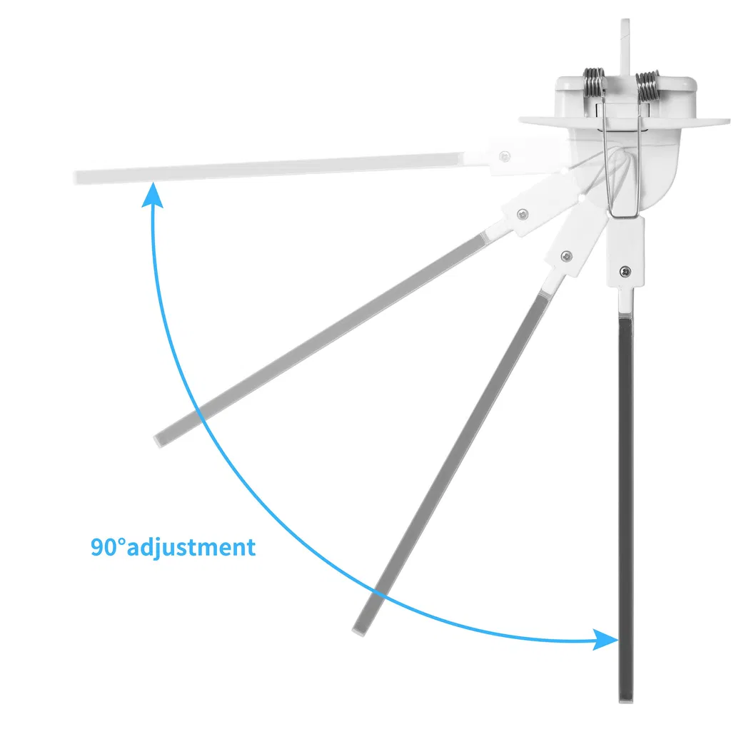 Sinal de Saída de Emergência com Luz LED Recarregável de Duplo Lado Certificado CE/CB/Ukca