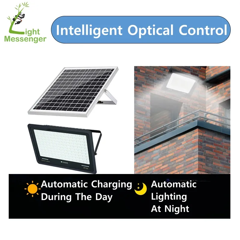 Melhor Venda Exterior IP66 Luz de Inundação Solar LED à Prova d'Água Lâmpada de Segurança Solar para Parede Jardim Lâmpada de Inundação Solar LED Sem Fios