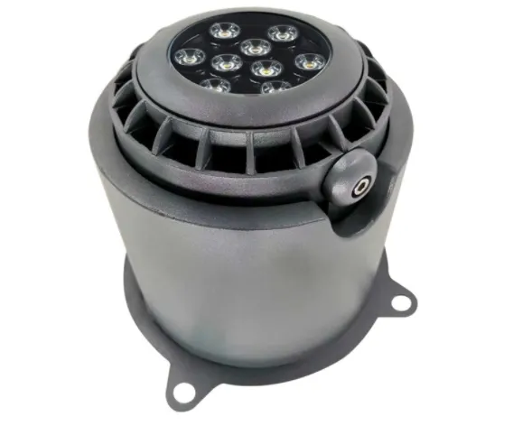 Spotlight LED RGB para Cintura, Luz de Paisagem Semi Enterrada, Holofote para Tronco de Árvore, Lâmpada de Árvore para Parque ao Ar Livre, Impermeável IP67