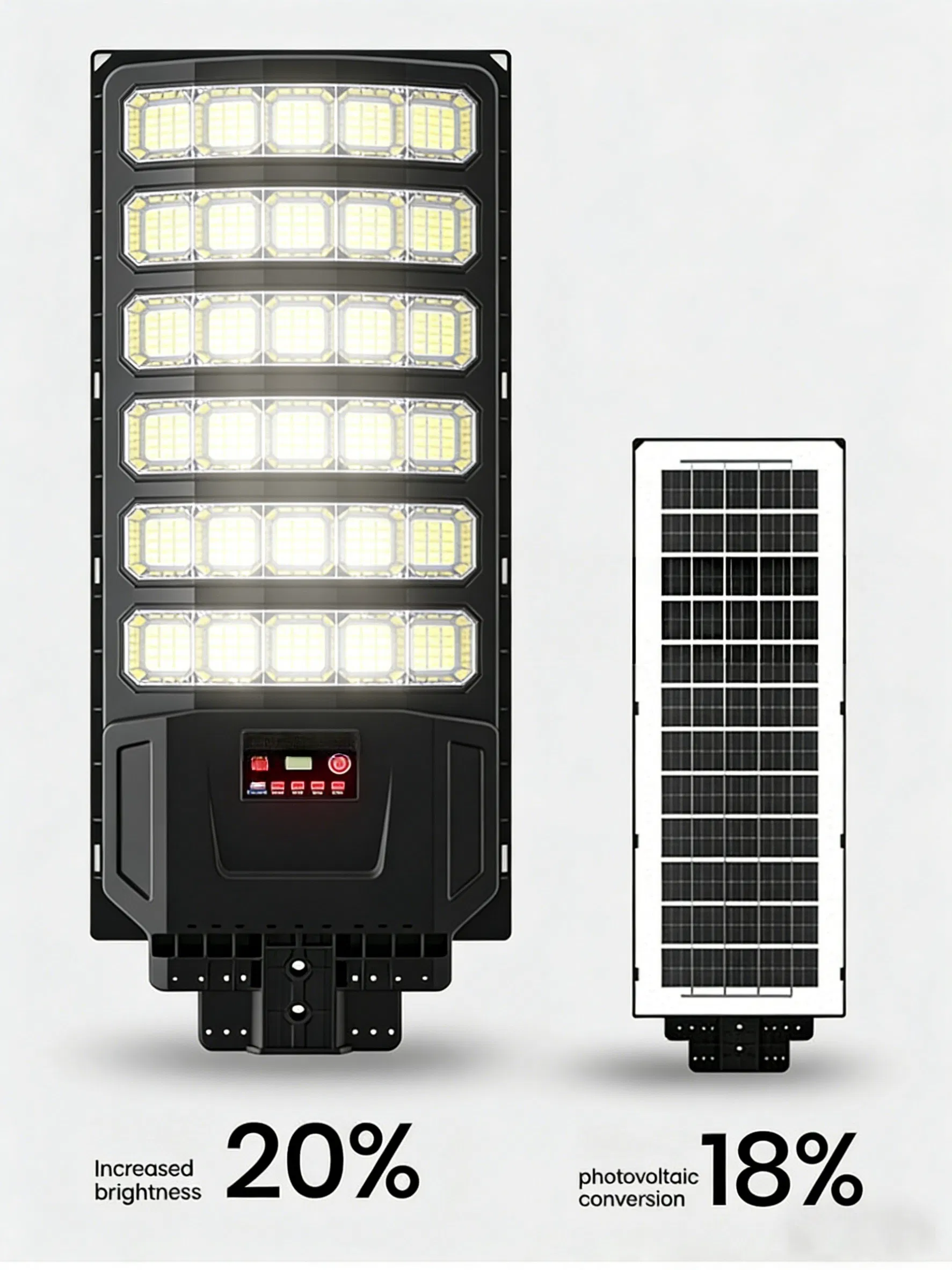 Luz de Rua Solar Tudo em Um IP67