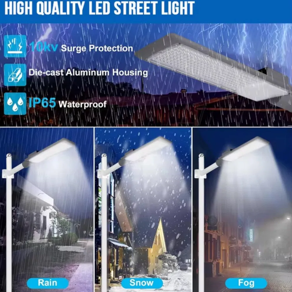 150W Luminária de Rua LED de Alta Eficiência IP65 Iluminação de Estrada Pública Municipal à Prova d'Água