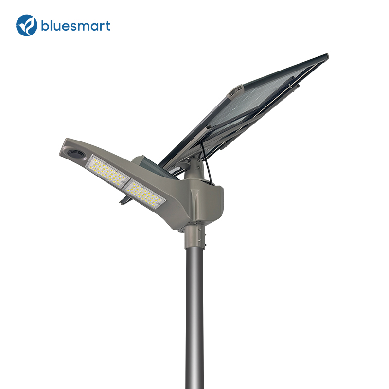 Fábrica 40W Luz de Rua LED Solar com Sensor de Movimento Integrado para Estradas Municipais e Áreas Rurais