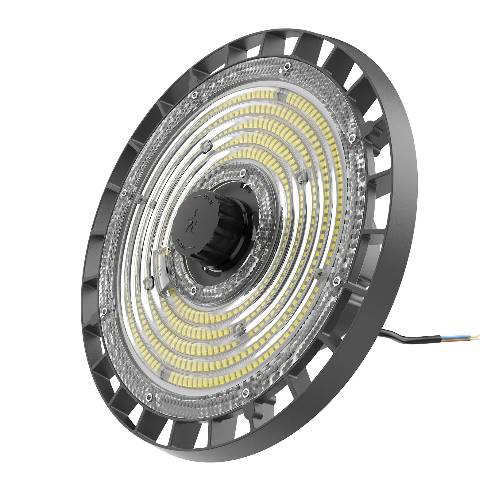 Luz de Teto para Armazém LED 150W IP65 Iluminação Industrial à Prova d'Água para Armazém Luz de Alta Baía UFO