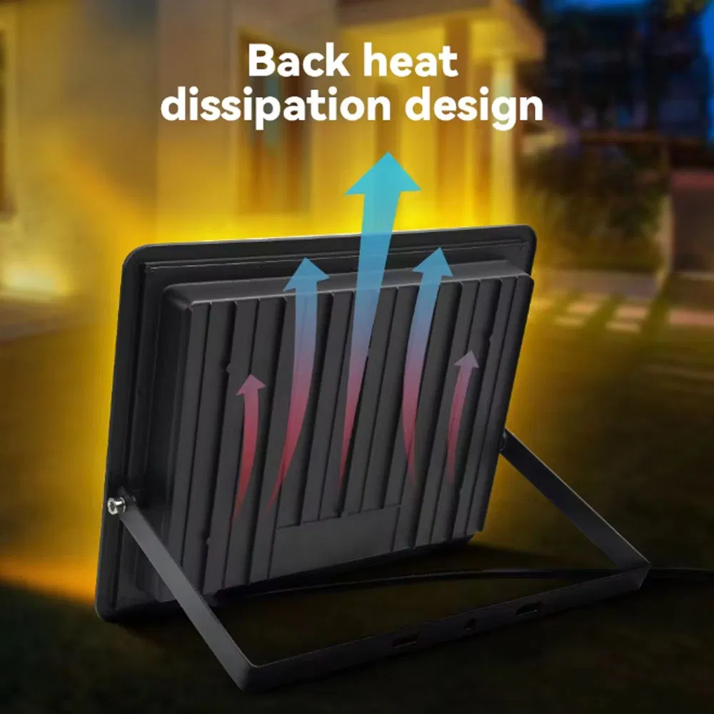 Refletor LED RGB Opulento para Iluminação Externa RoHS Luz de Inundação LED IP66 Lâmpadas Spotlights RGB à Prova d'Água Iluminação de Paisagens
