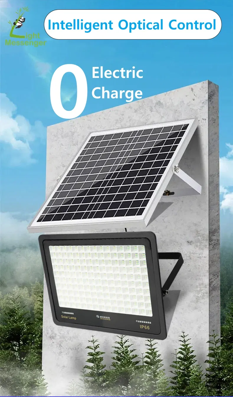 Melhor Venda Exterior IP66 Luz de Inundação Solar LED à Prova d'Água Lâmpada de Segurança Solar para Parede Jardim Lâmpada de Inundação Solar LED Sem Fios