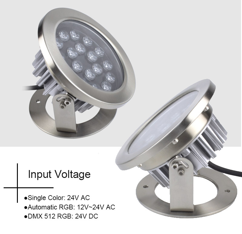 Projeto Hotook ao Ar Livre 3W Luzes LED Subaquáticas para Lagoa Luz de Paisagem Decoração de Natal RGB LED Luz de Jardim Subterrânea