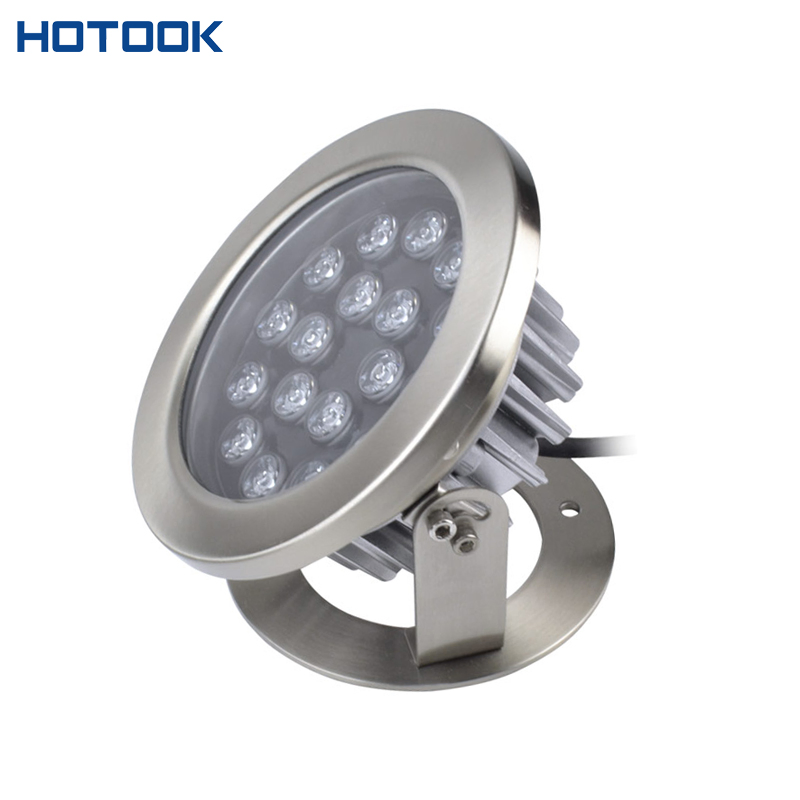 Projeto Hotook ao Ar Livre 3W Luzes LED Subaquáticas para Lagoa Luz de Paisagem Decoração de Natal RGB LED Luz de Jardim Subterrânea