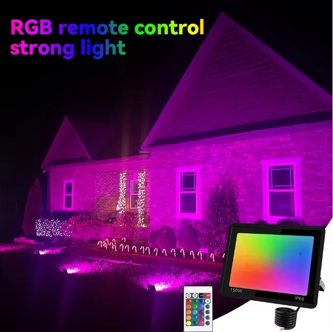 Aplicação do Refletor LED RGB 3