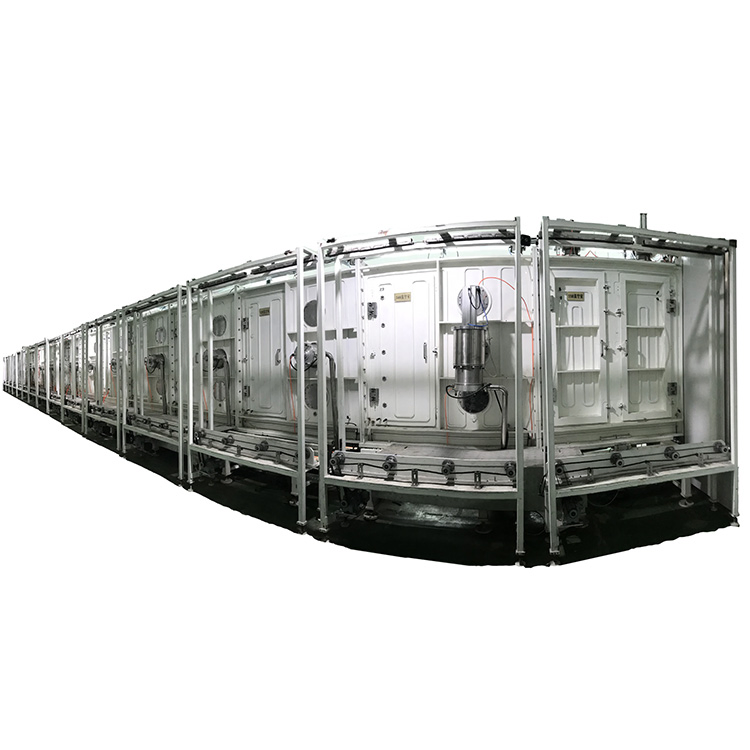 Sistema de Sputtering Magnetron Inline Contínuo para Vidro Arquitetônico, Displays, Painéis Solares, Revestimentos Decorativos e Filmes Finos Funcionais de Alta Uniformidade