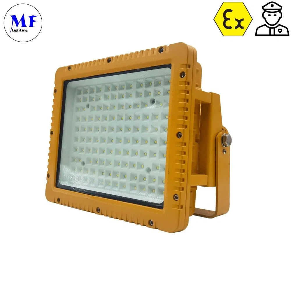 200W 300W 400W Luz de Teto Anti Explosão Montada para Área Perigosa de Óleo e Gás Segurança Luz de Trabalho Montada na Parede Luz à Prova de Explosão