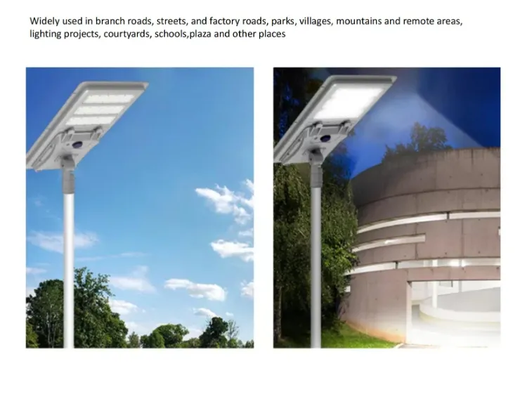 Iluminação Pública Solar LED Luz Solar para Rua 120W Luzes de Caminho Solar