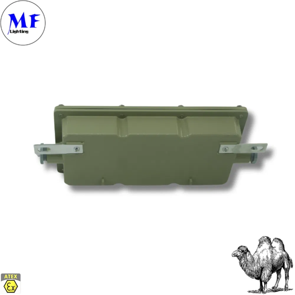 IP65 À prova d'água À prova de fogo ATEX 3hours Tempo de bateria de emergência À prova de explosão 4W Luz de saída LED verde para fábrica armazém posto de gasolina