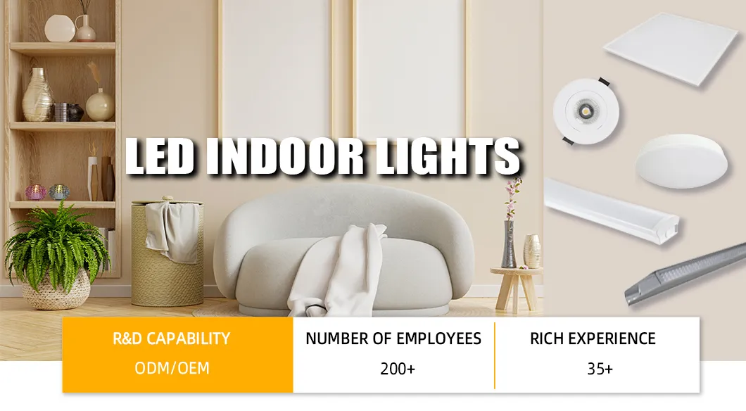 Luminária IP44 50Hz 3000K/4000K 16W Luz Allround Luz Linear