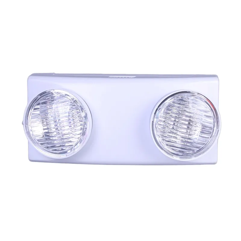 Luz de Saída de Emergência Recarregável de Segurança com Duas Cabeças Montada na Parede de Qualidade