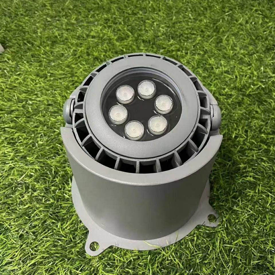 Spotlight LED RGB para Cintura, Luz de Paisagem Semi Enterrada, Holofote para Tronco de Árvore, Lâmpada de Árvore para Parque ao Ar Livre, Impermeável IP67