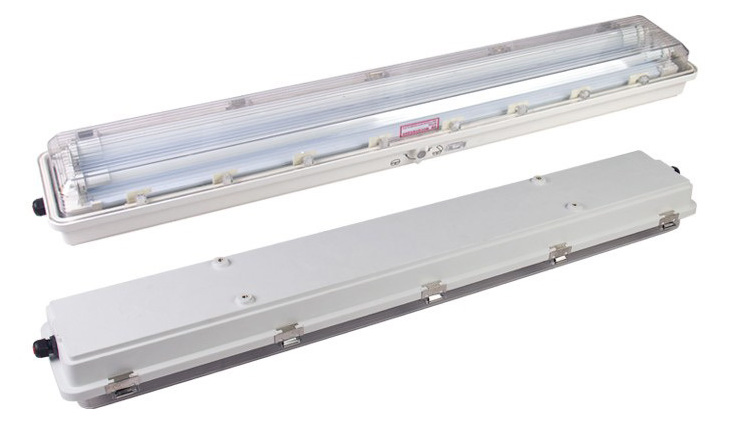 4FT IP66 IP65 Luminária Linear à Prova de Explosão para Local Úmido Offshore